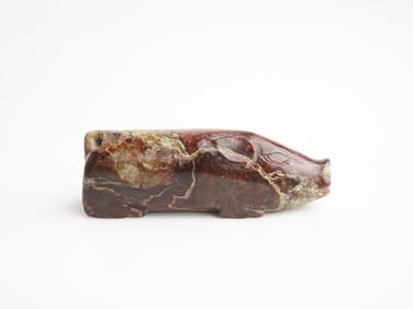 Chinese Carved Jade Pig