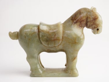 Chinese Carved Jade Horse