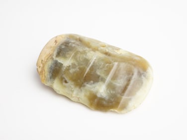 Chinese Carved Jade Comb-Form Pendant