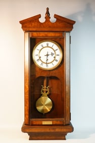 20th Century Hamilton Lancaster County Wall Clock (Working)