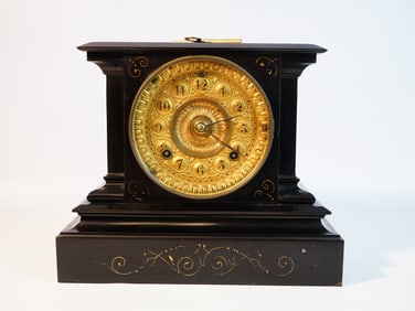 Ansonia Iron Case Mantel Clock ,Patented June 18,1882(Working)