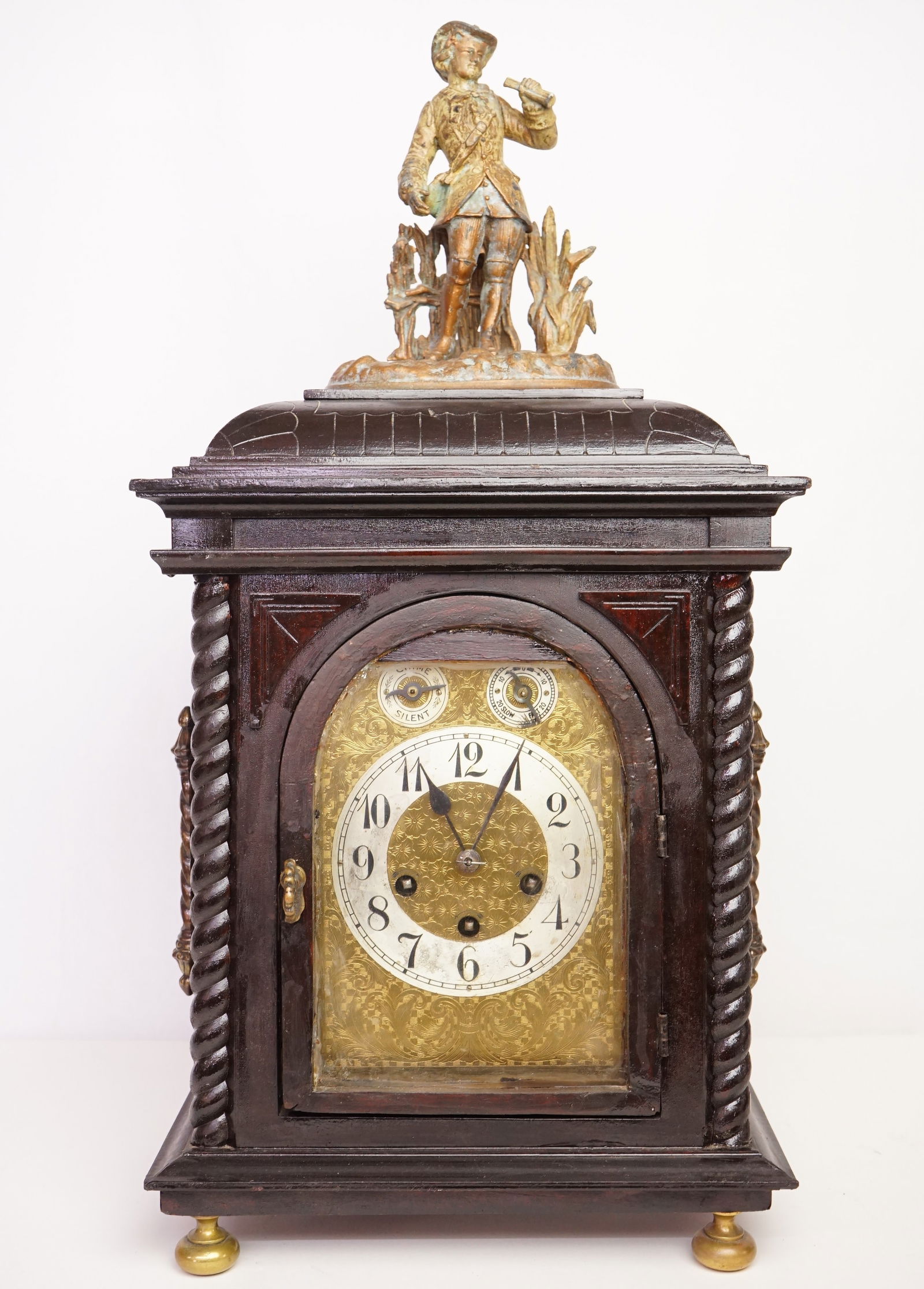 Antique Junghans German Westminster Chime Mantel Clock (1 of 9)