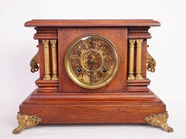 Antique New Haven Mantel Clock
