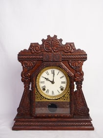 Antique E.Ingraham Co Bristol Conn Mantel Clock