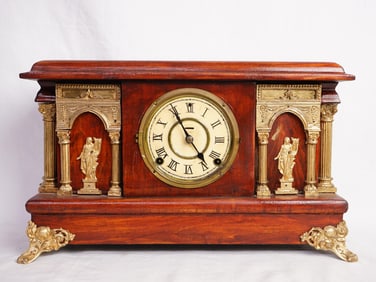 Antique Sessions Clock Company Mantel Clock