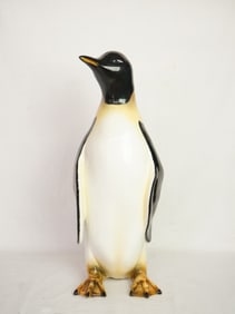Vintage Italian Hand Made Penguin Ceramic Figure