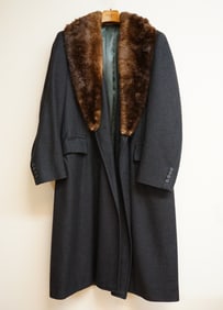 Vintage Paul Stuart Navy Coat 