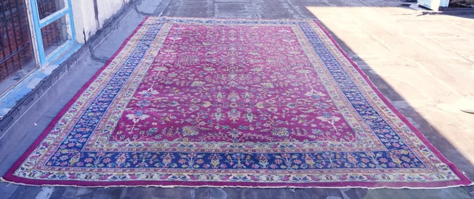 Large Persian Central Asian Hand Woven Rug