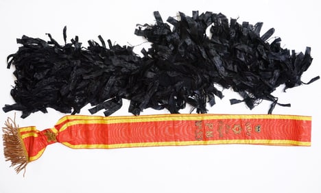 Lot of 2 Jewish Ceremonial Sashes