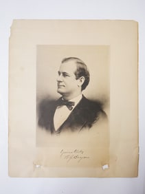 Portrait Lithograph of William Jennings Bryan
