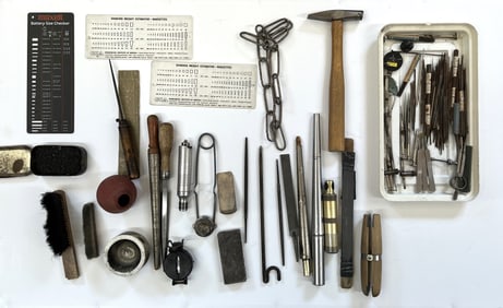 Vintage Clock and Jewelry Repair Tools