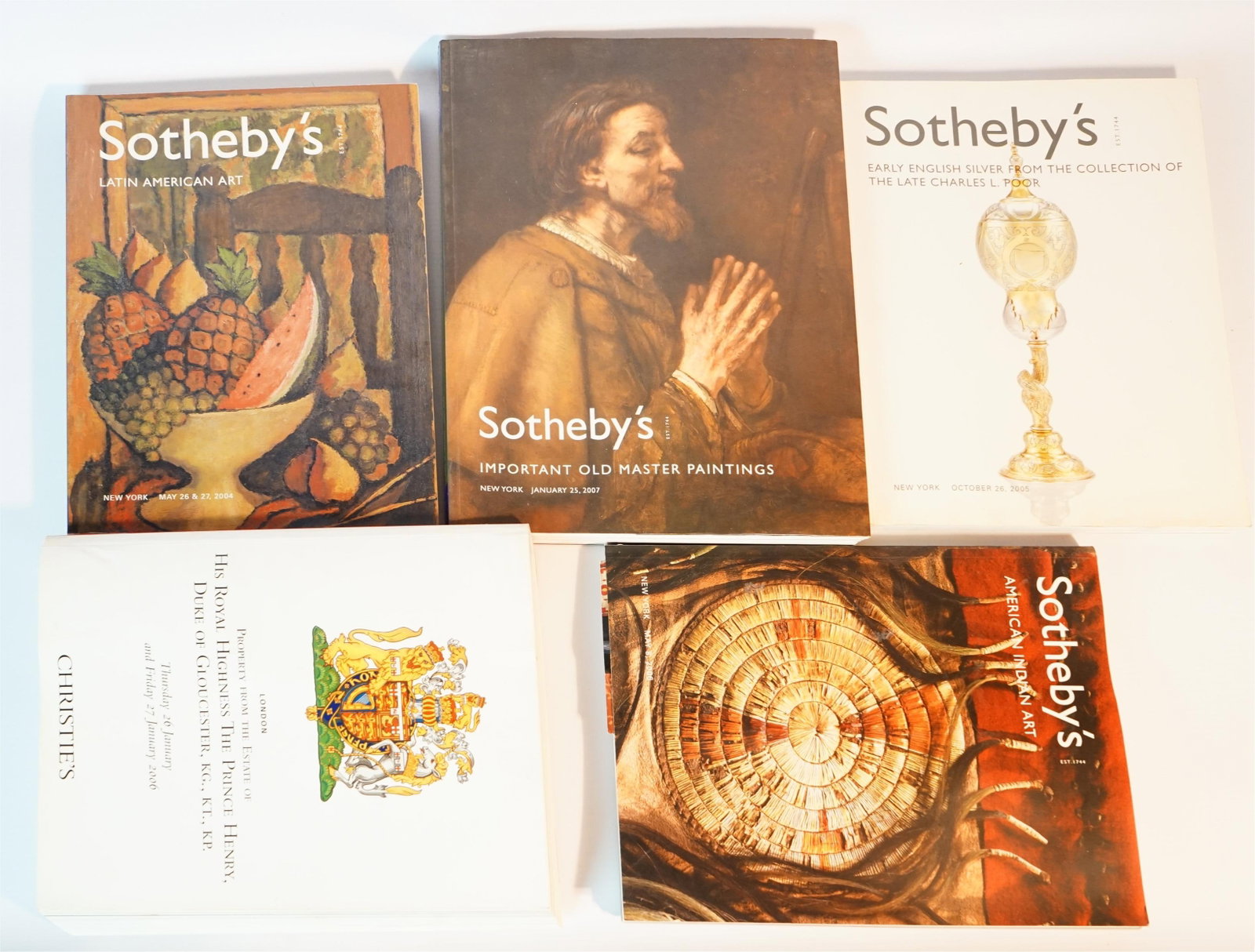 Lot of 5 Vintage Sotheby'S and Christie'S Auction Catalogs: Approximate size: Shipping: We offer in-house shipping services for most small items. This means that we will take care of packing and shipping the items directly to you. For larger or specialized ite