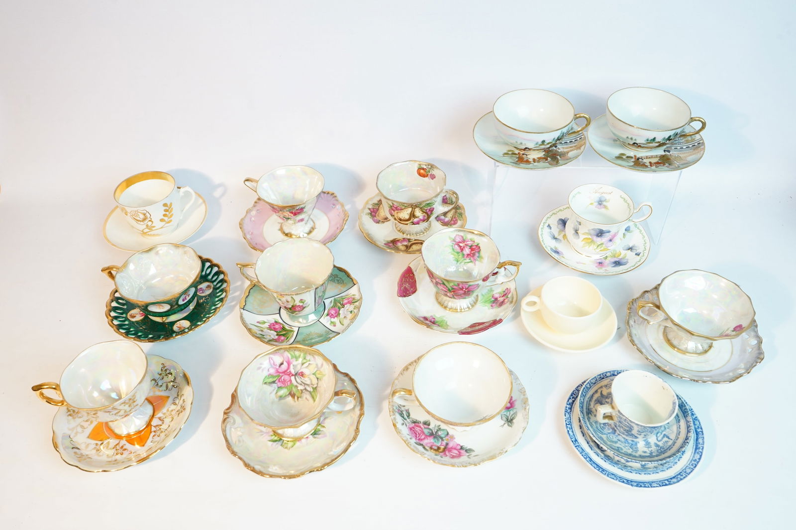 Lot of  Tea Cup and Saucer Sets (1 of 8)