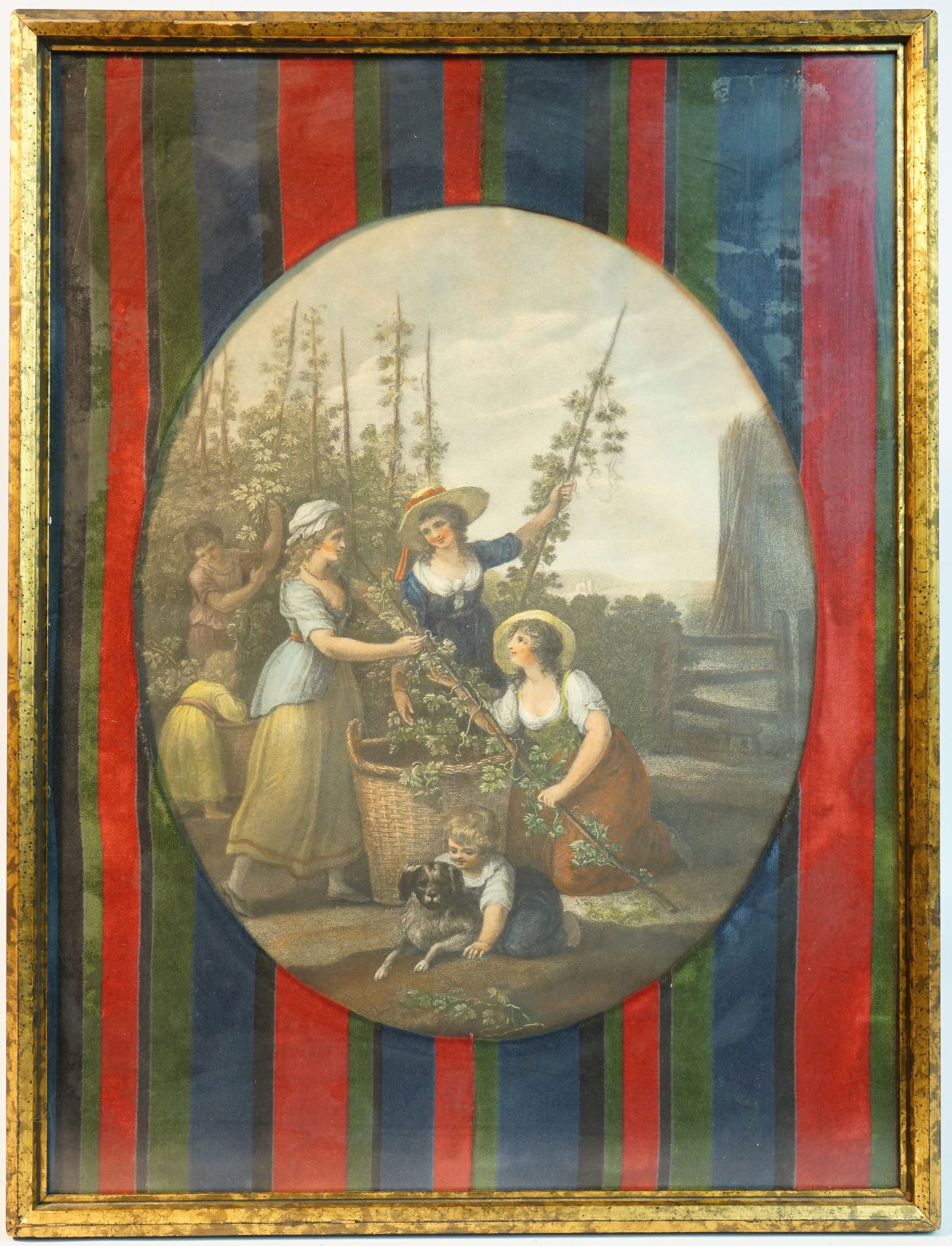 Vintage English Print on Paper,"September" (1 of 4)