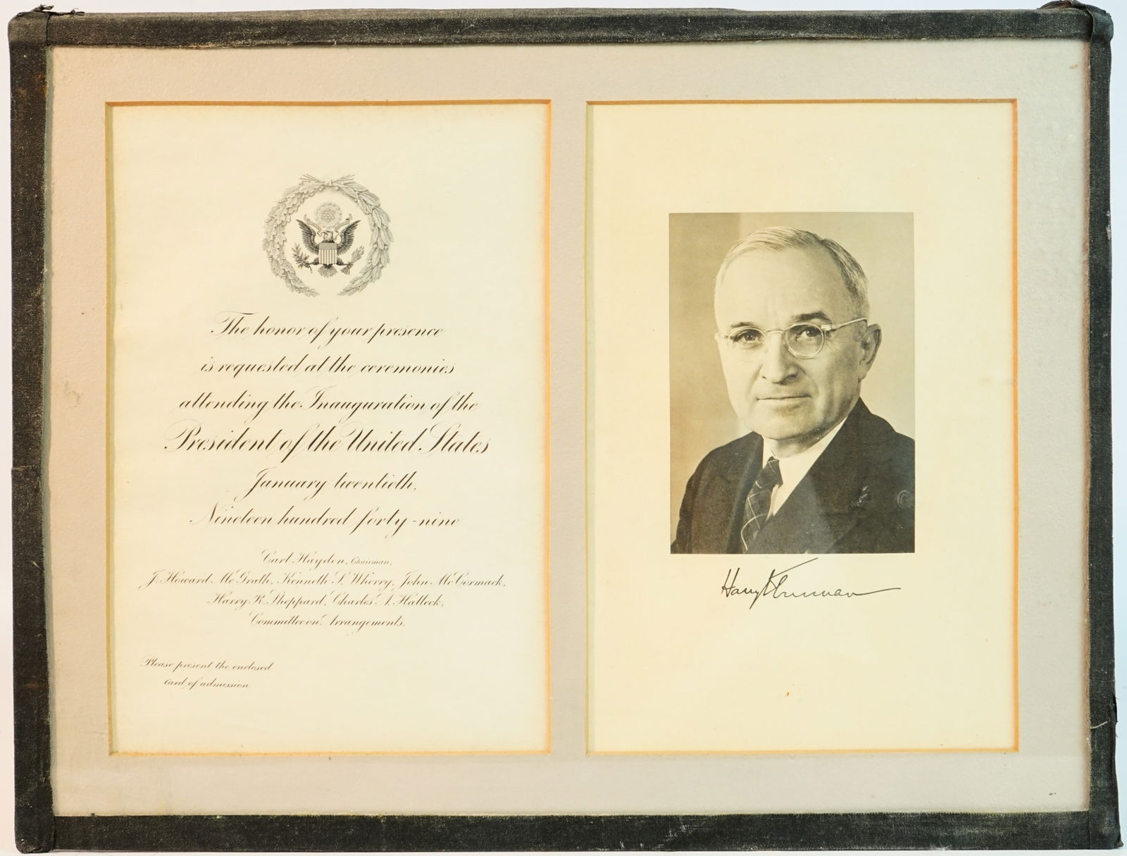 President Harry S Truman Signed Letter (1 of 5)