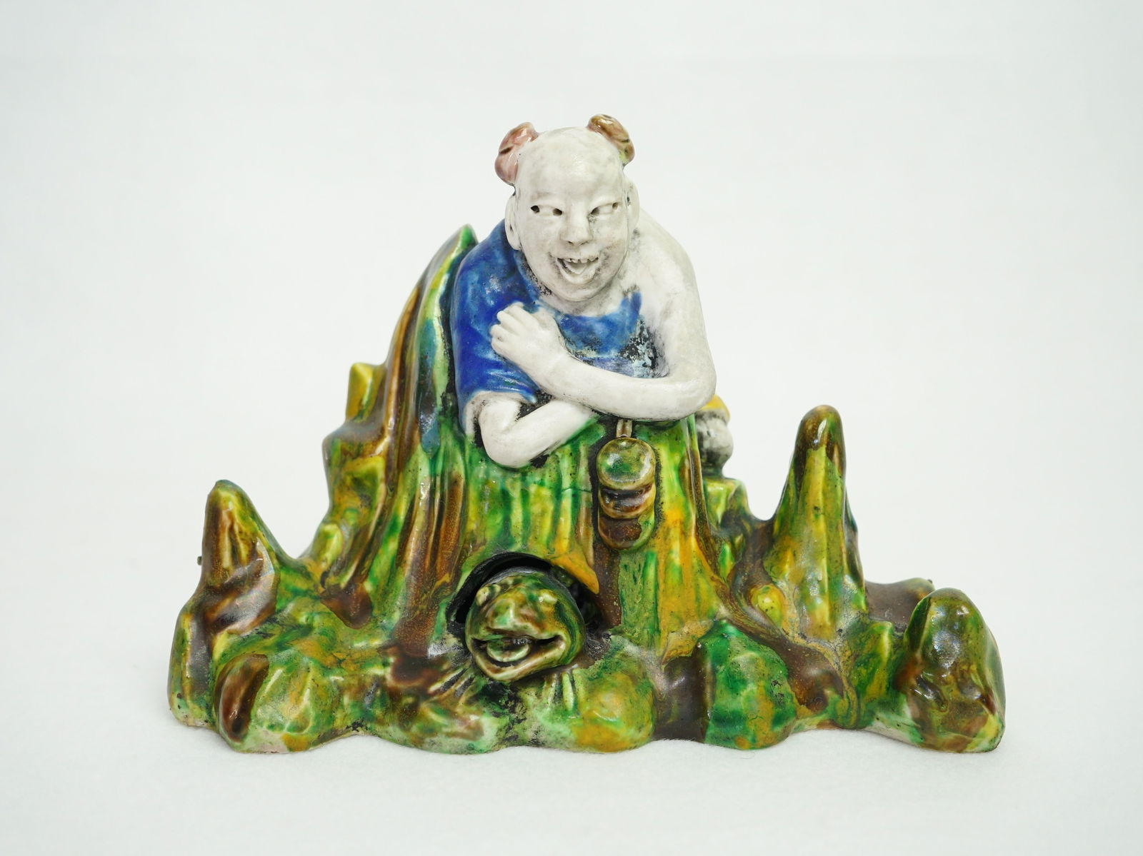 Chinese Sancai Glazed Figure of Liuhai,18th  Century (1 of 6)