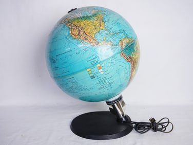 1980S  Danish Scan Globe Light Up Globe