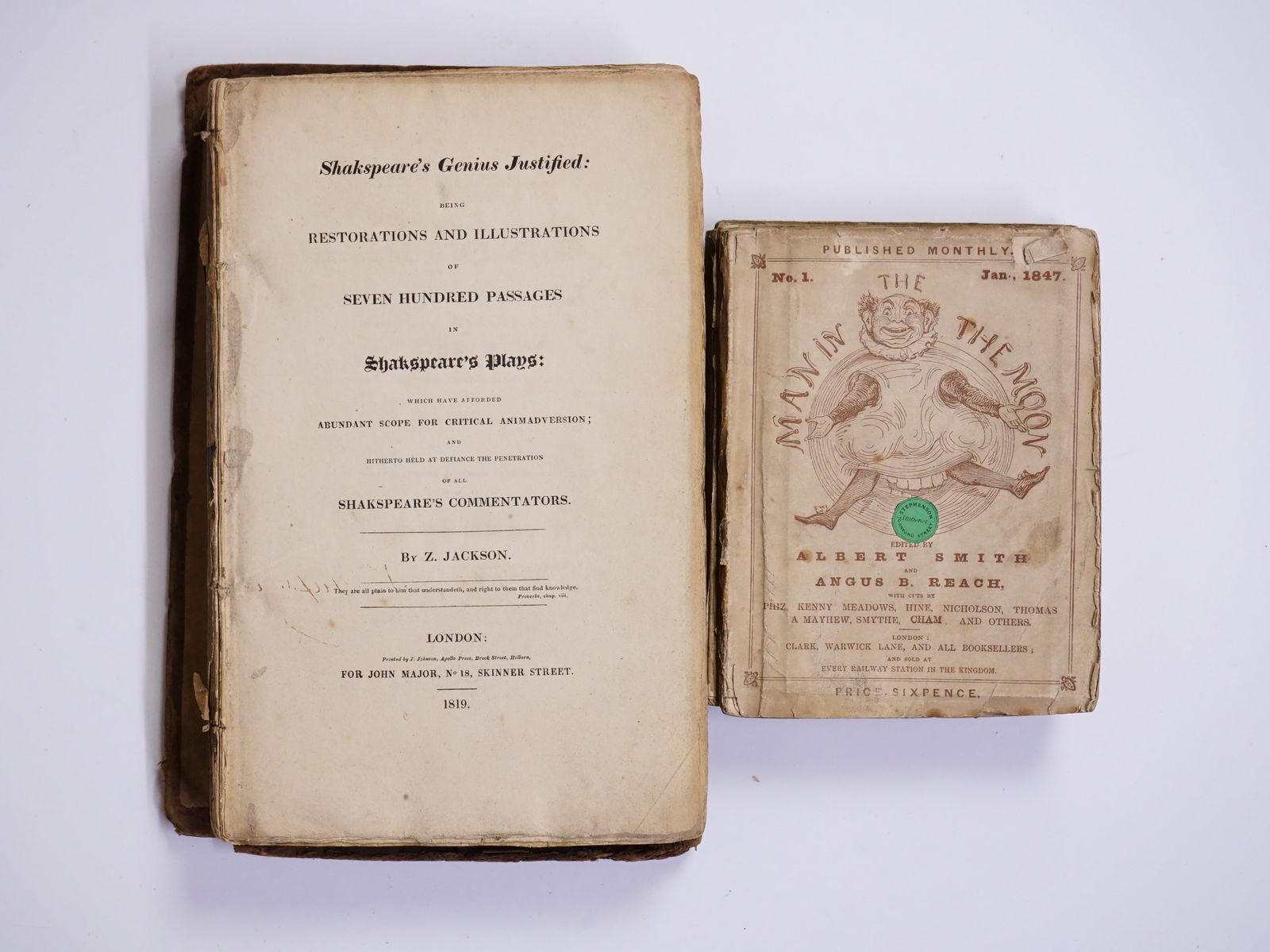 Lot of 5 1800's Old Books (1 of 6)