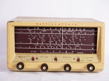 Vintage Hallicrafters Model S-38Eb Shortwave Ham Radio Receiver