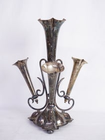 Antique English Epns Silver Plated Epergne