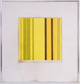 Vintage Artist Signed Print,Vertical Vibration I