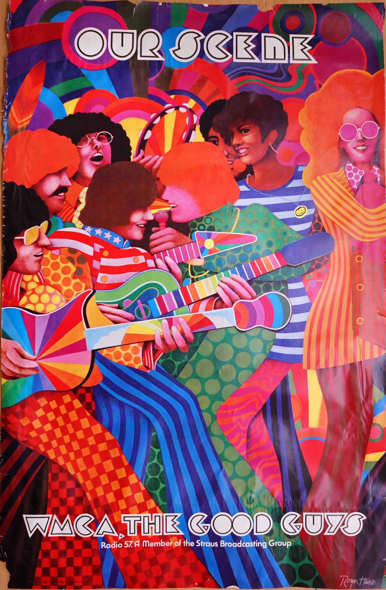 Roger Hane (American,1939-1974) Signed Poster,Our Scene Wmca The Good Guys: Approximate size: 45x29 in Shipping: We offer in-house shipping services for most small items. This means that we will take care of packing and shipping the items directly to you. For larger or specia
