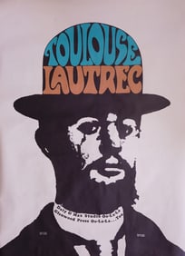 Daly and Max Studio Poster ,Toulouse Lautrec,1960's