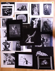 Lot of 22 Photos Art of Sculpture