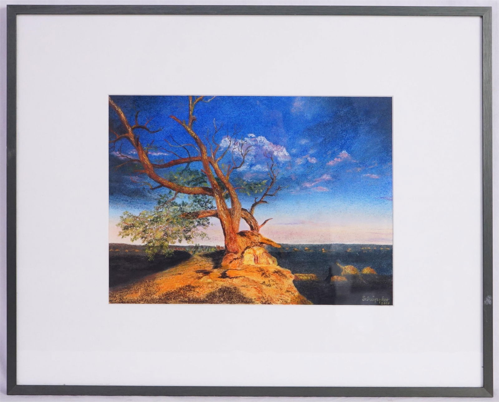 Artist Signed Watercolor,Landscape (1 of 4)