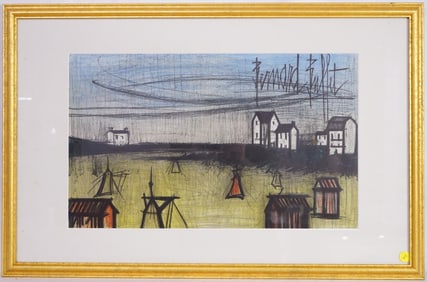 Bernard Buffet(French,1928-1999) Lithograph,Beffa