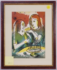 Leonard Pytlak(American, 1910-1998) Serigraph,The Canary