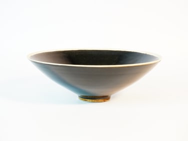 Chinese Ding Kiln Black Glazed Tea Bowl,Song Dynasty