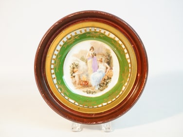 Germay Bavaria Handpainted Wall Porcelain Plate