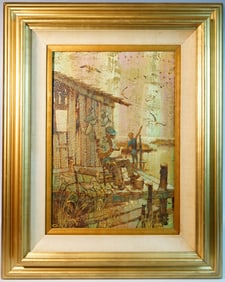 Stan Robinson( American, 1927- 1999)  Acrylic on Canvas
