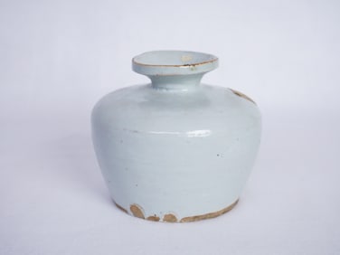 Chinese Qingbai Glazed Water Pot, Yuan-Ming Dynasty