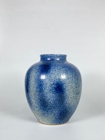 Chinese Powder Blue Porcelain Jar, 18-19th Century