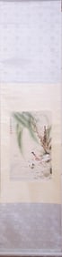 Hu Yefo(Chinese,1908-1980) 'Beauty',Chinese Ink and Color on Paper,Hanging Scroll