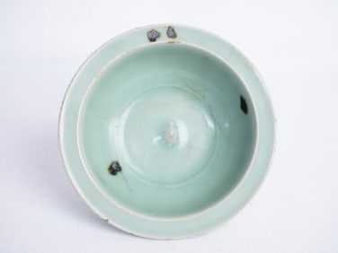 Chinese Longquan Celadon Russet-Splashed 'Turtle' Bowl