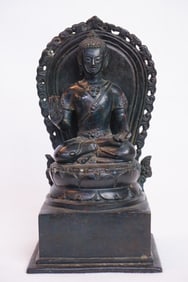 Southeast Asian Bronze Figure of Buddha