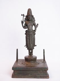 Indian Bronze Statue of Vishnu, 17/18th Century