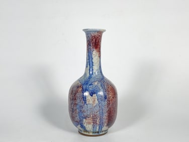 Chinese  Faux-Flambe Glazed Vase, 19th Century