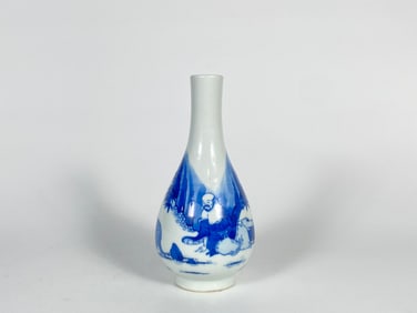 Chinese Blue and White Bottle Vase ,Chenghua Mark