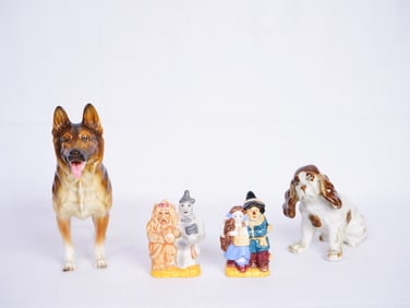 Group of 4 Vintage Ceramic Figurines
