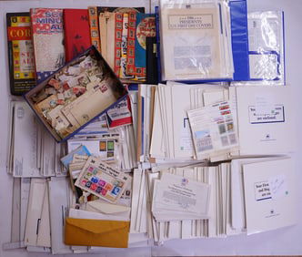 Large Groups Worldwide Mint and Used Stamps