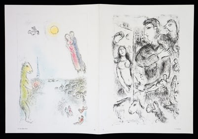 Marc Chagall (French 1887-1985) Lithograph