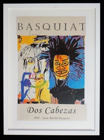 Jean-Michel Basquiat  "Dos Cabezas" Poster