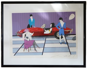 James Morlock XTC 1985 Signed Limited Edition Silkscreen