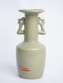 Chinese Longquan Celadon Mallet Vase,Yuan/Ming Dynasty
