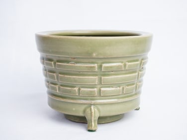 Chinese Celadon Tripod Censer,Yuan/Ming Dynasty