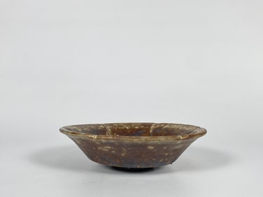 Chinese Jian Ware Six Petal Dish